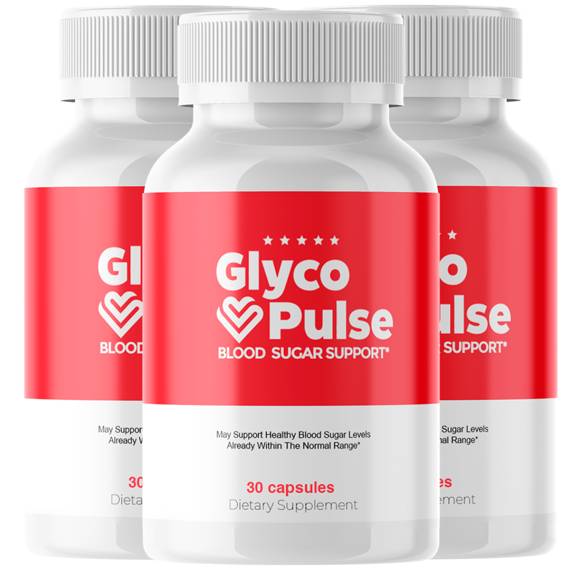 Glyco Pulse 3 bottle pack — 90 day blood sugar supplement supply